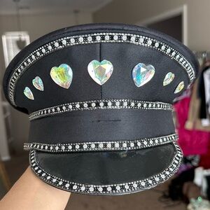 iHeartRaves Gemstone Captain Hat